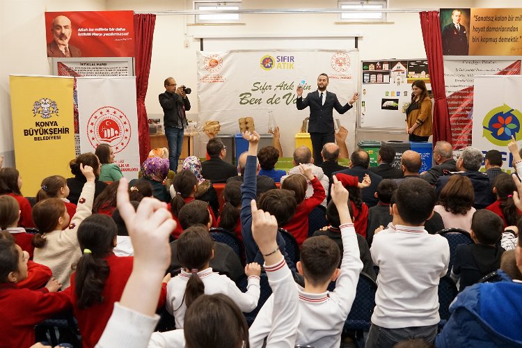 Konya’da öğrencilere ‘sıfır atık’ eğitimi