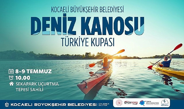 Kocaeli Büyükşehir'den Deniz Kanosu Türkiye Kupası