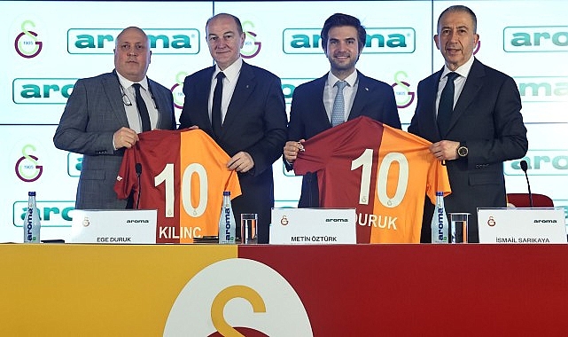 Aroma, Galatasaray ile resmi su sponsorluğu anlaşmasını yeniledi