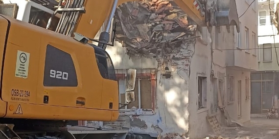 Metruk bina yıkımları hız kazandı