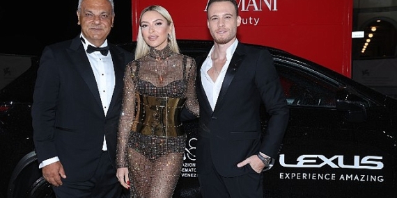 Lexus ile Venedik Film Festivali'nde Hadise ve Kerem Bürsin Rüzgarı