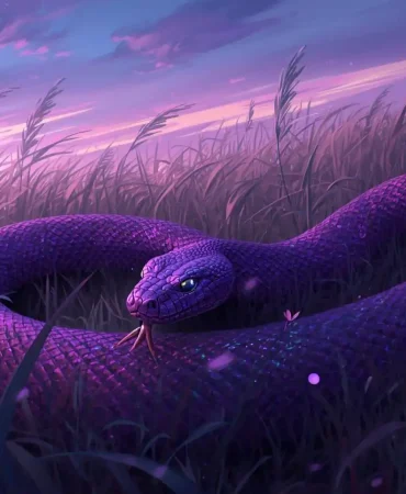 Rüyada Mor Yılan Görmek