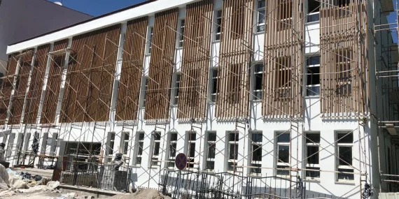 Kars Merkez Kütüphane onarımında sona gelindi