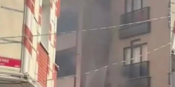 İstanbul Esenyurt’ta 4 katlı bir binada yangın