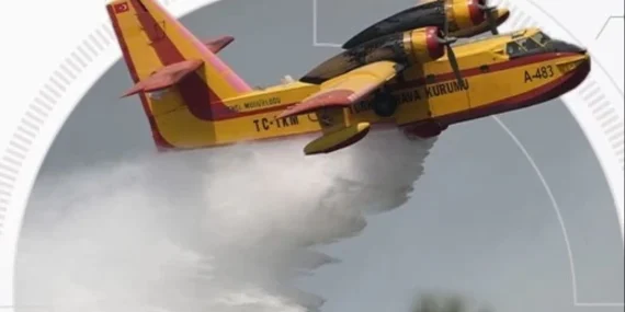 Bakan Yumaklı yangınlara hızla müdahale ediliyor