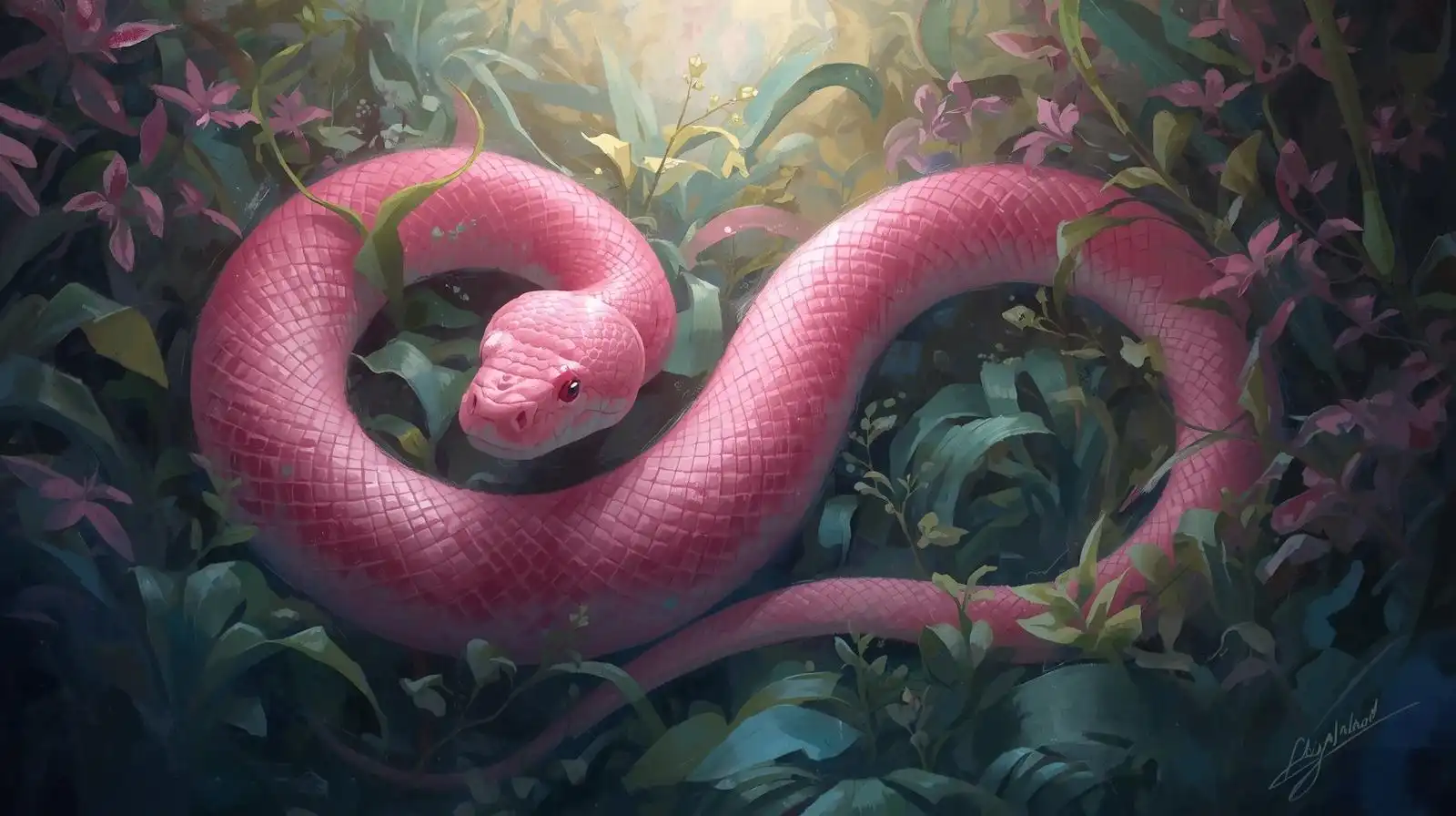 Rüyada Pembe Yılan Görmek