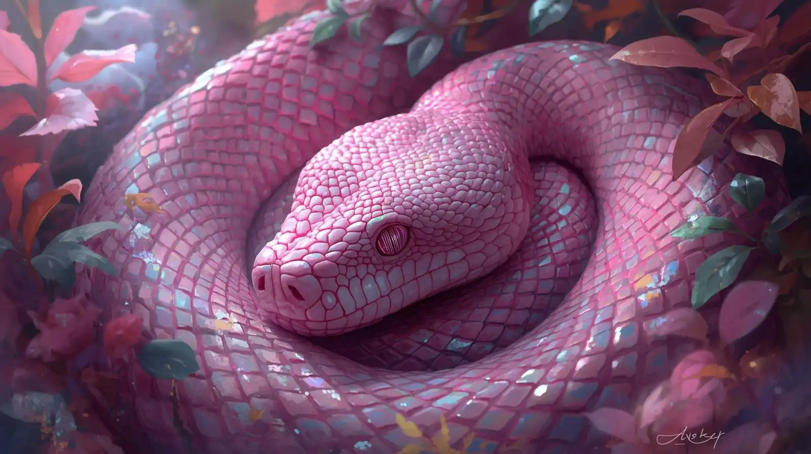 Rüyada Pembe Yılan Görmek