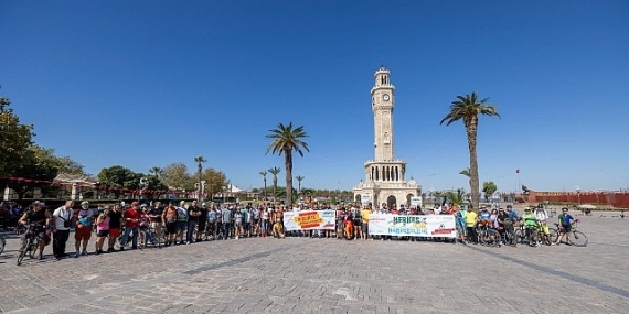 Sağlıklı yaşam ve temiz çevre için pedalladılar