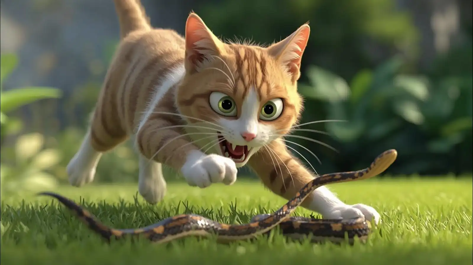 Rüyada Yılan Yakalayan Kedi Görmek Tabiri