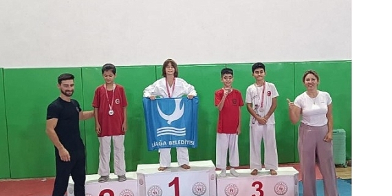 Zafer Bayramı Şampiyonası’nda Aliağa’nın Karate Zaferi