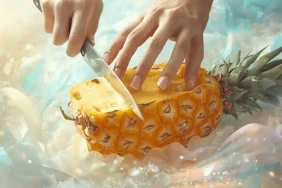 Ananas-Dilimlemek