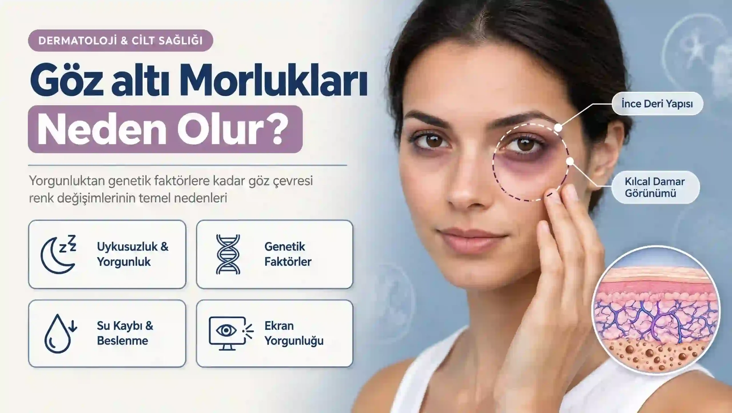 Göz Altı Morluklarına Yol Açan 9 Şaşırtıcı Neden